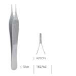 Leibinger 182/62 Λαβίδα Adson 15cm 1,2mm
