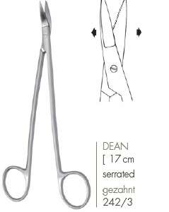 Leibinger 242/3 Ψαλίδι Dean 17cm