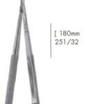 Leibinger 251/32 Micro-Scissors Straight Round Handle 180mm