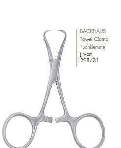 Leibinger 298/31 Towel Clamp 9cm